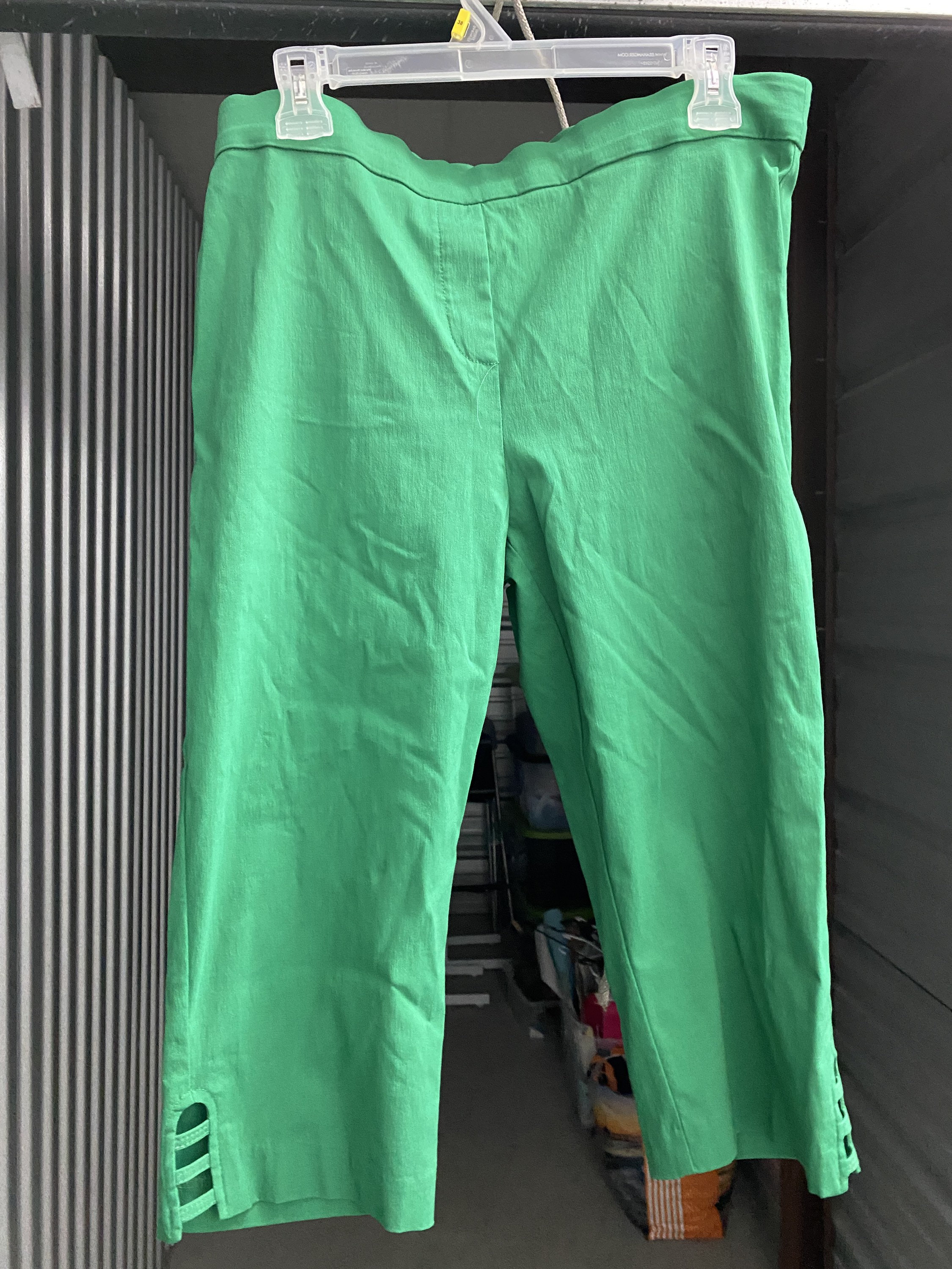 Green capris XL | Etsy