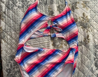 Striped Swim Suit