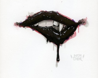 playing for blood - fine art print - 8x10