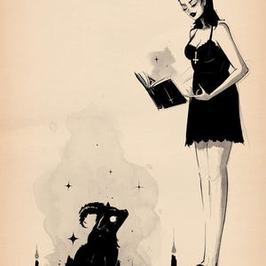 a small evil - fine art print - 9x12