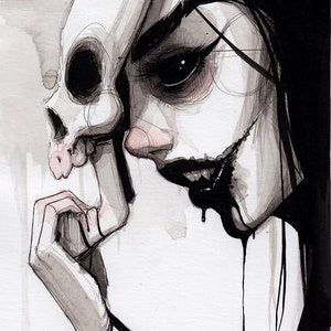 a mask - fine art print - 6x8