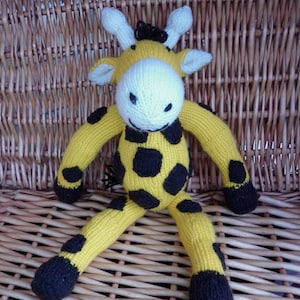 Dennis The Giraffe is very friendly and colourful and he is ready to ship.