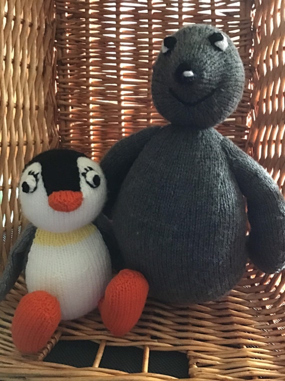 Pinga Pingu's little sister and Robby the seal | Etsy