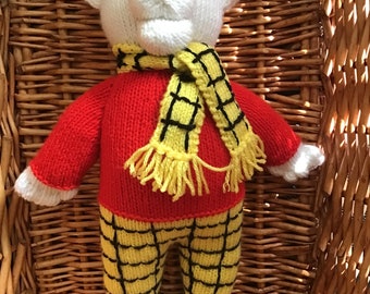 Rupert  the bear is designed by Alan Dart and is ready to ship.