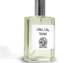 Lilac, Lily, Violet Eau de Toilette 100ml made with essential oils - Natural Perfume