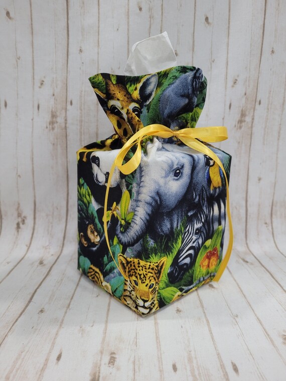 Animal tissue box sale cover