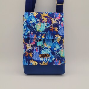 Small Phone Crossbody Bag with Lots of Pockets, Cinderella Crossbody Bag