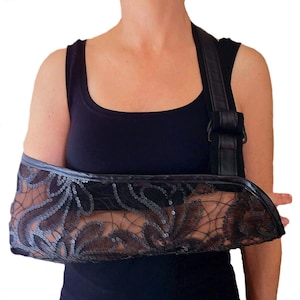 Arm Sling - City Sequin Designer Fashion Arm Sling.