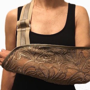 Arm Sling - Bronze BeautySequin Designer Arm Sling.