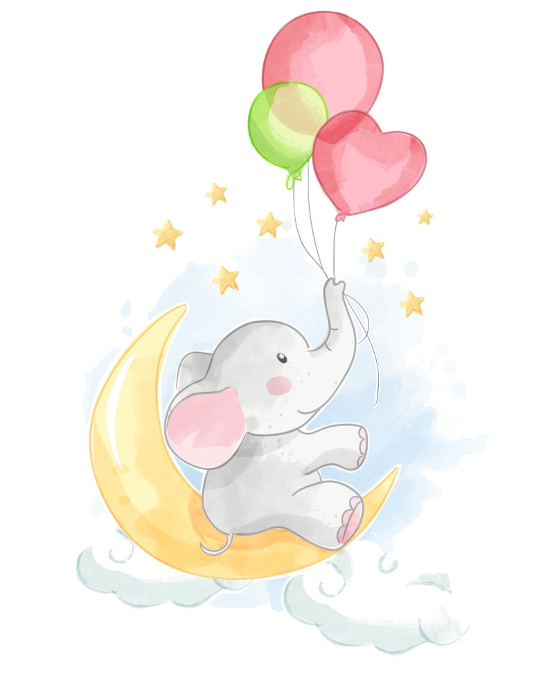 Printable Nursery Wall Art, Baby Room Art - Etsy