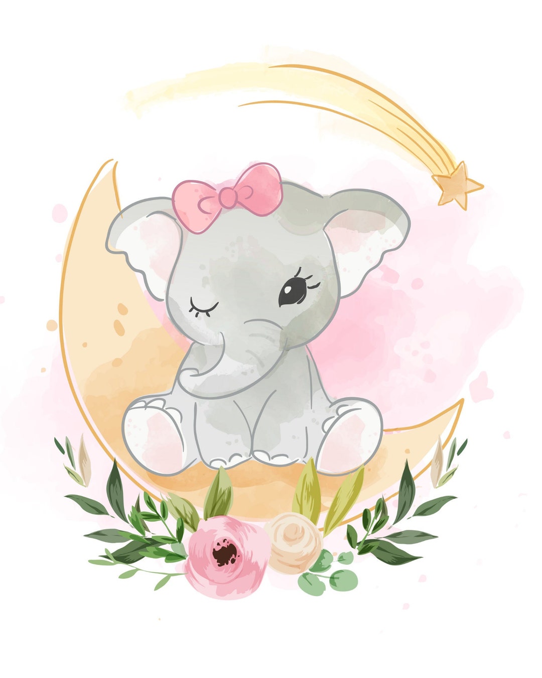 Printable Nursery Wall Art, Baby Room Art - Etsy