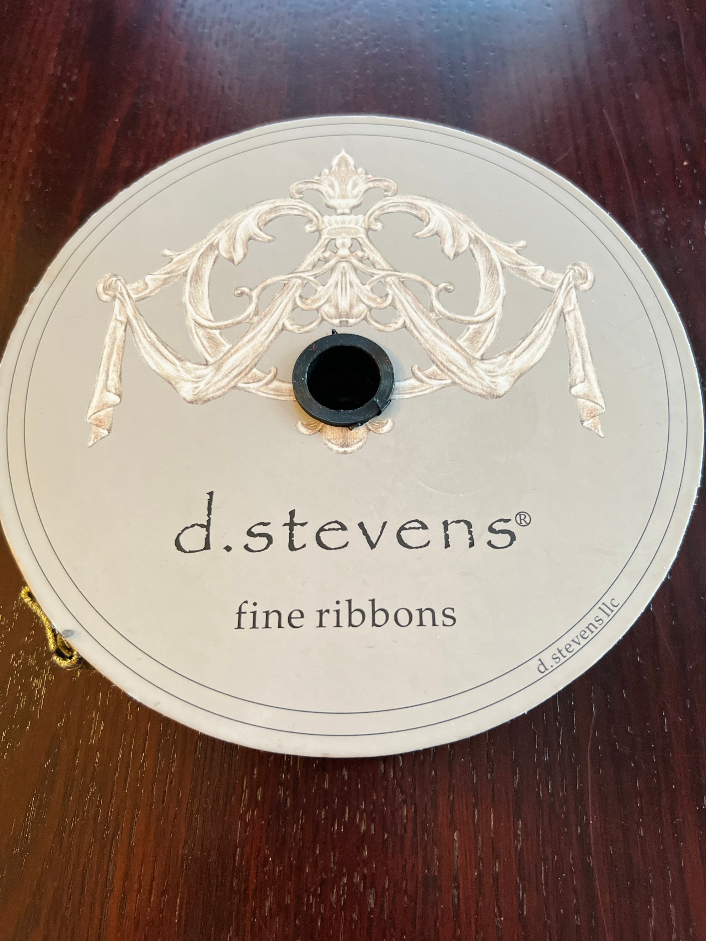 D Stevens Luxury Red Velvet Bijoux Crystal Christmas Ribbon Wired