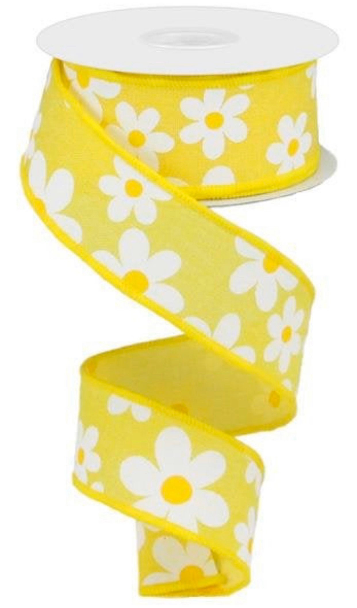 1.5 yellow daisy ribbon spring ribbon 10 yard daisy Etsy