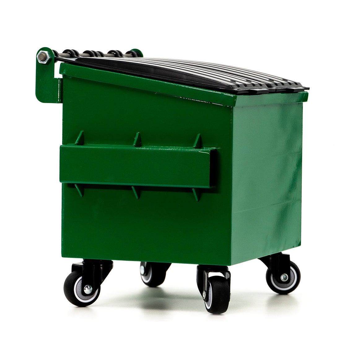 Dumpsty Fresh Green Steel Miniature Desktop Dumpster Etsy