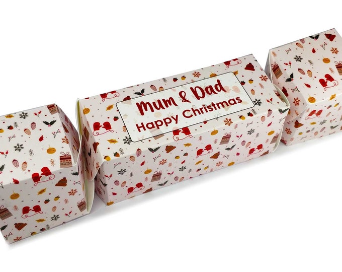 How to make a christmas cracker gift box