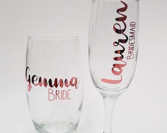 I Can/'t Say I Do Without You Decal Sticker Wedding Vinyl Decal Bridesmaids *Decal Only* Wedding Party Decal Wine Glass