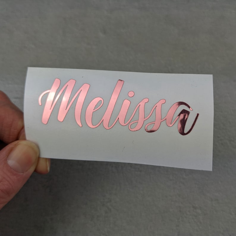 Personalised Name Vinyl Stickers Custom Name Vinyl Decal Etsy