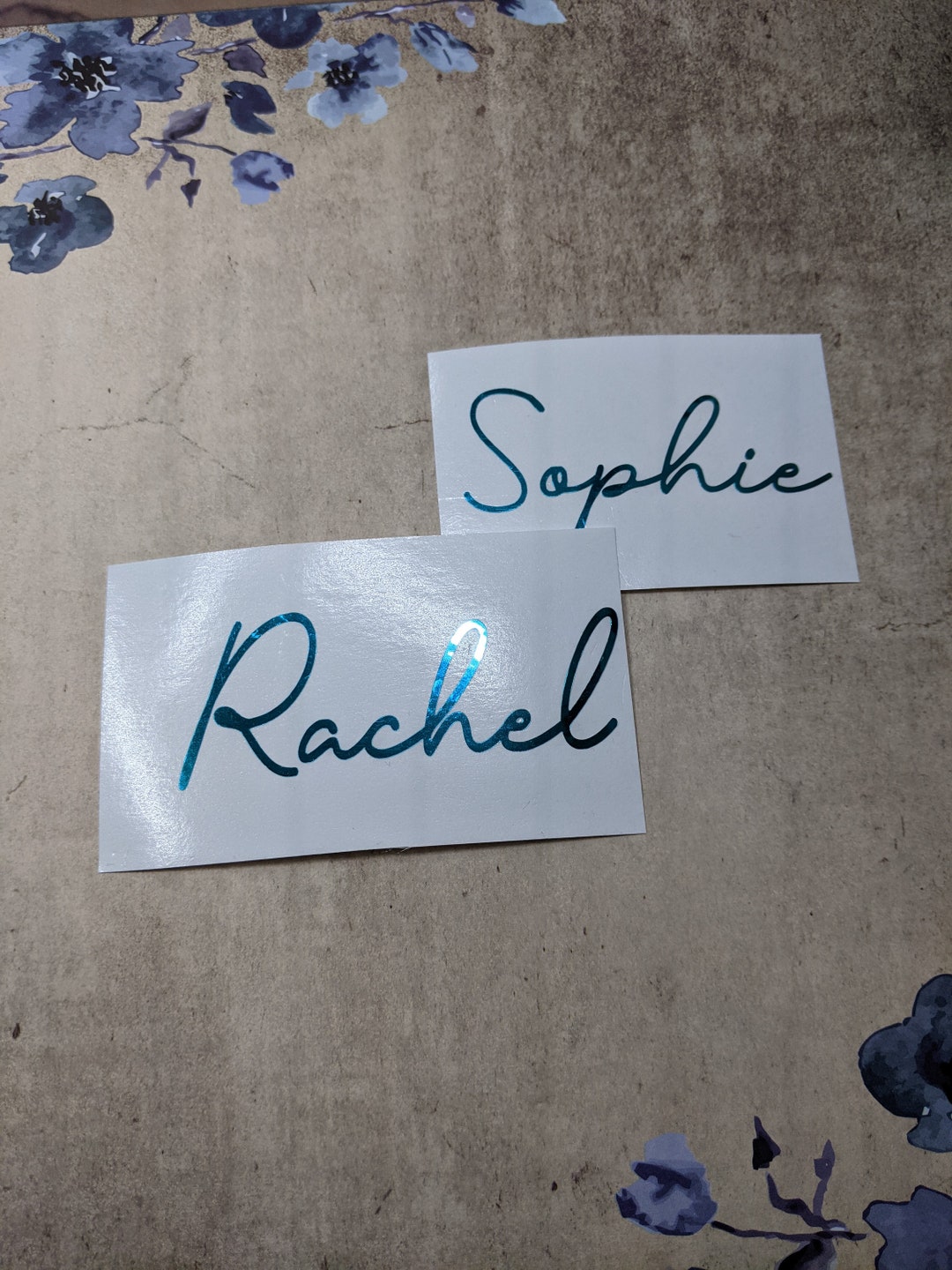 Personalized Name Decal, Custom Vinyl Stickers for Tumblers & Glassware ...