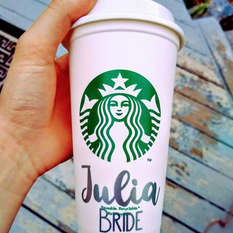 Custom Wedding Name Vinyl Decal, Bridal Party Role Stickers image 6
