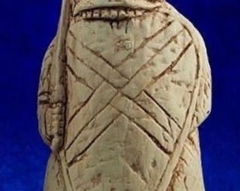 RARE Berserker, Isle of Lewis Chessmen, Chess Piece