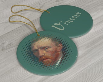 Gift for Art Teachers | Vincent van Gogh Self-Portrait Ornament