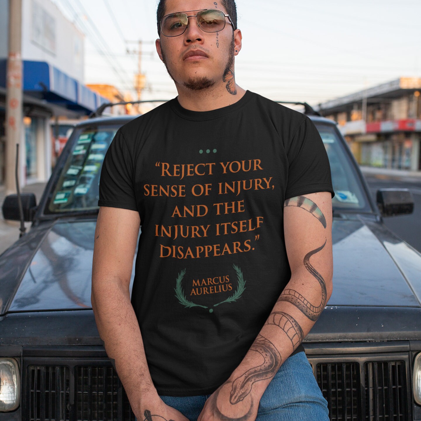 Stoïcijns citaat van Marcus Aurelius Verwerp je gevoel Stoïcijns citaat van Marcus Aurelius Verwerp je gevoel