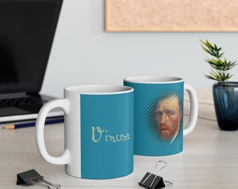 Gift for Art Students | Vincent Van Gogh | Famous Artist Self-Portrait Mug