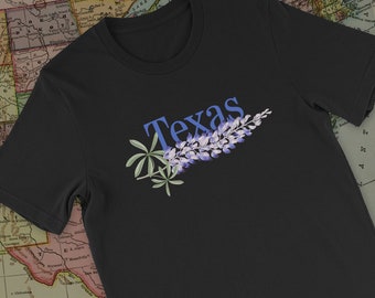 Texas Shirt | Texas State Gifts | Bluebonnet Flower Gifts | Texas State Pride Shirt