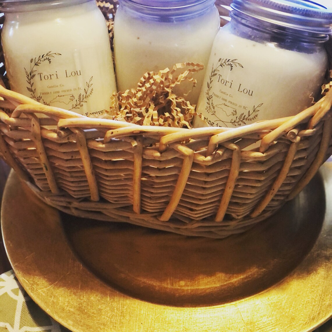 Garden Herb Candles Minimalist Organic Candle Fresh & Dried Etsy