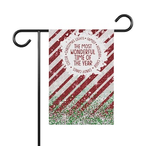 The Most Wonderful Time of the Year Garden Flag