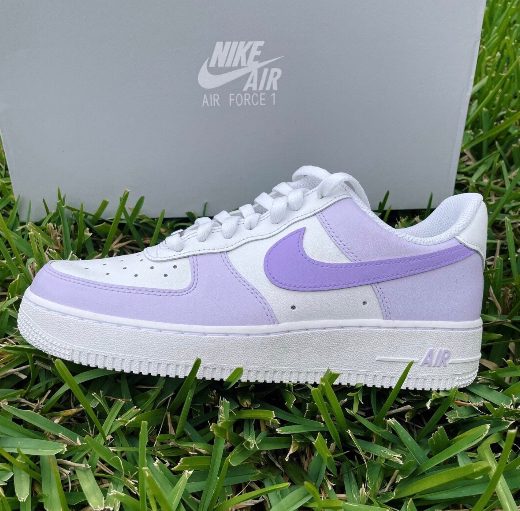 Purple Air Force 1 - Etsy