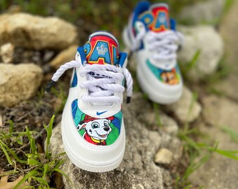 Marshall Skye Chase Air Force 1 Lows | Kids Baby Toddler Shoes | Birthday Shoes | Birthday Gift | Paw Shoes