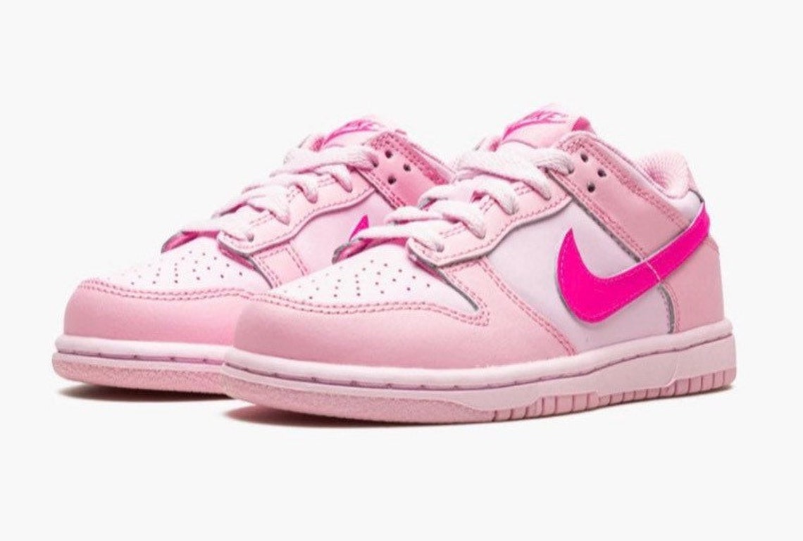 Triple Pink Nike Dunk Low barbie - Etsy