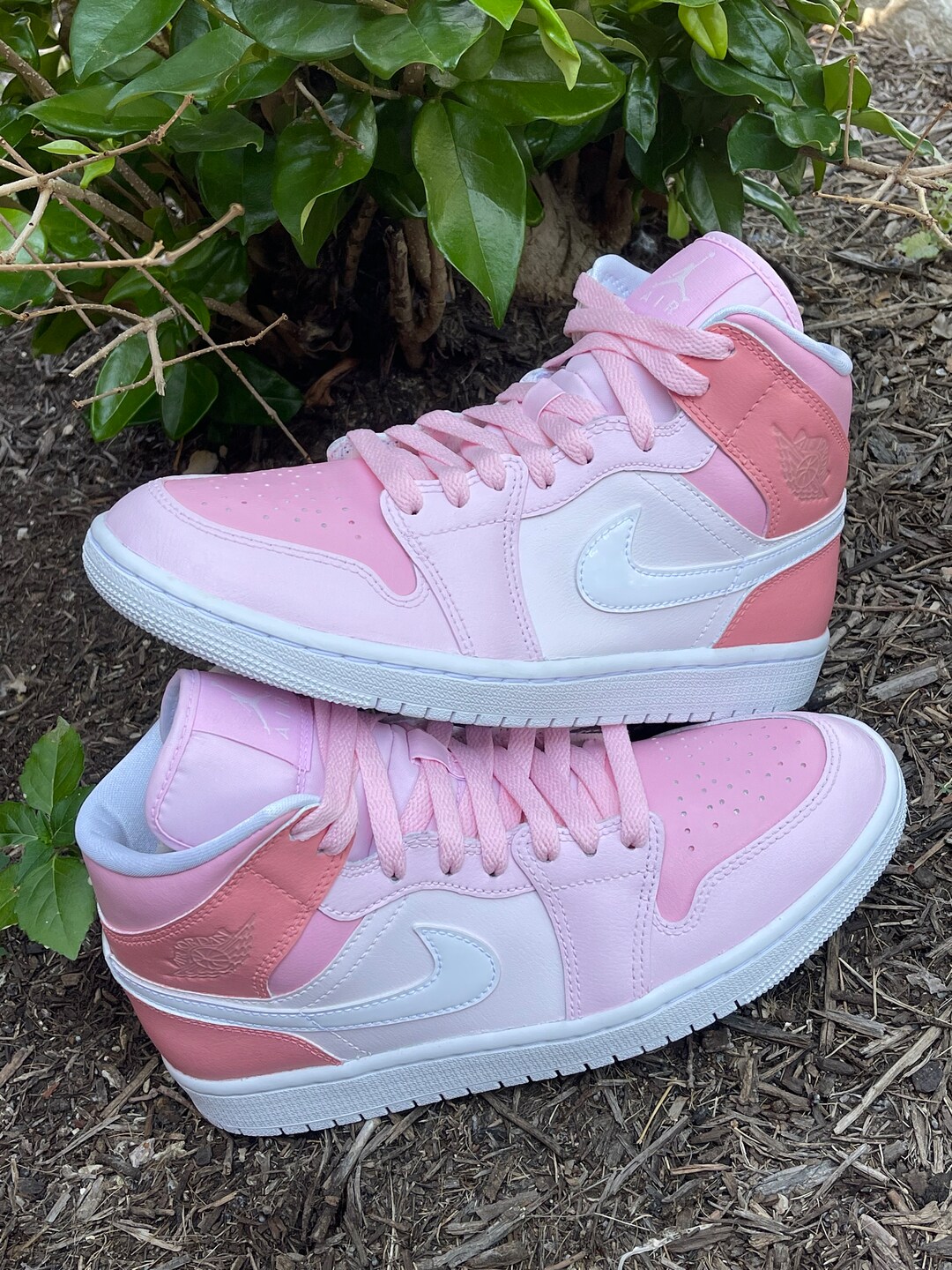 digital pink air jordans