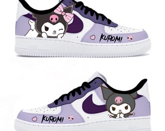 Kur omi Shoes Gift for Her Birthday Gift for Her Anniversary Gift Gijinka Stuff for Girl Birthday Shoes Black Purple Custom Kawaii Shoes