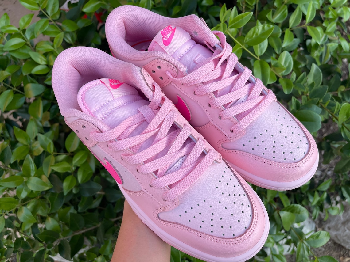 Triple Pink Nike Dunk Low barbie Etsy