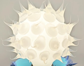 Milkshake white sphere Ubo light 110v dimmable Edison led. 4000k