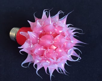 Etsy Exclusive! Red UBO led light. Silicon drops light bulb. Hand made original design since 1998