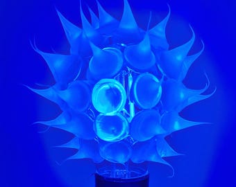 1 of a kind, Silicone Spiked Blue Filament led. New Ubo.