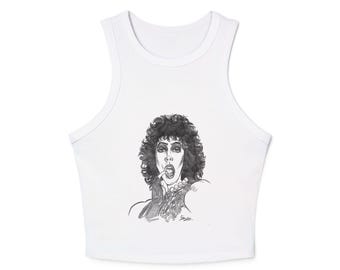 Rocky Horror Picture Show Tank Top, Graphic Racerback, Music Lover Fashion