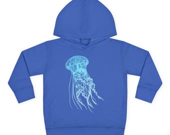 Glowing Jellyfish Hoodie | Toddler hoodie ocean marine life design