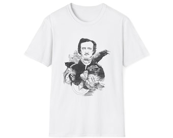 Edgar Allan Poe Portrait T-Shirt, Gothic Literature Top
