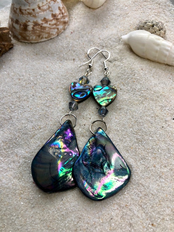 Abalone jewelry sale earrings