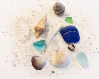 Ocean Treasures Trinket Gift for anyone who loves the beach, Beach in a Bottle Best Gift