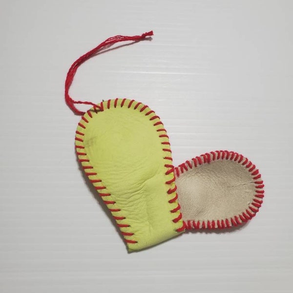 Softball and baseball ornament