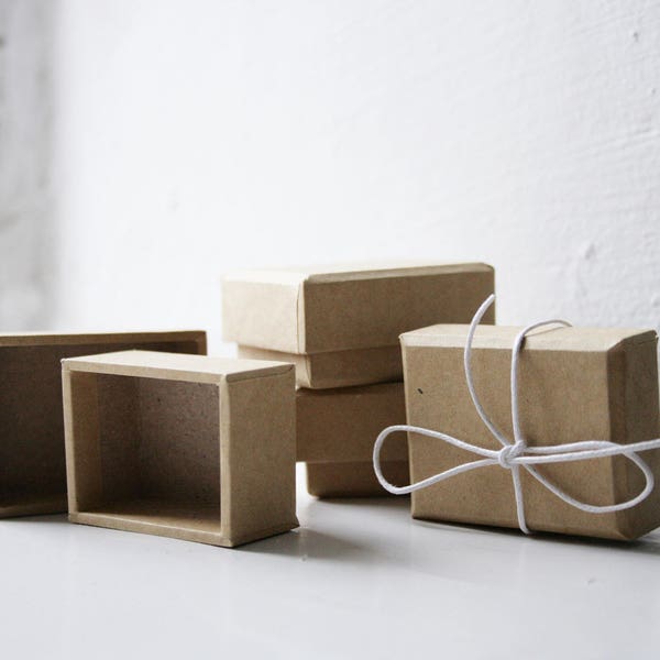 RÉSERVÉ pour les boîtes de papier fait à la main en carton Kraft minuscule Roberta 8