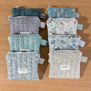 The Ocean Collection - Small Zip Wallet/Pouch - keychain wallet / wristlet / card holder