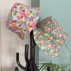 The Ladies Liberty Cotton Bucket Hat / sun hat / festival hat