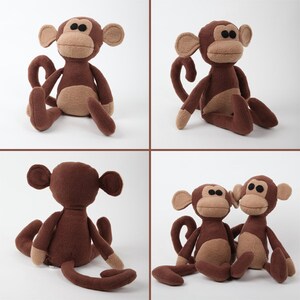 Monkey sewing pattern tutorial image 2