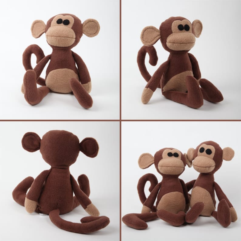 Monkey sewing pattern tutorial image 2